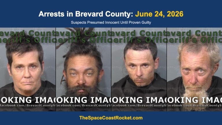 Arrests in Brevard County: June 24, 2026 – Suspects Presumed Innocent Until Proven Guilty