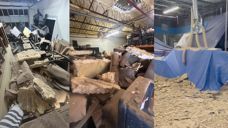 Roof Collapse Wrecks Businesses’ Inventory; Community Rallies to Help