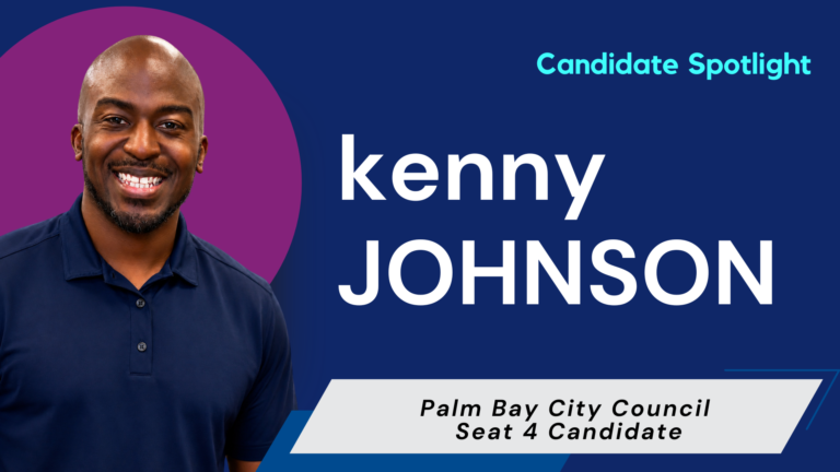 Kenny Johnson — Palm Bay City Council, Seat 4