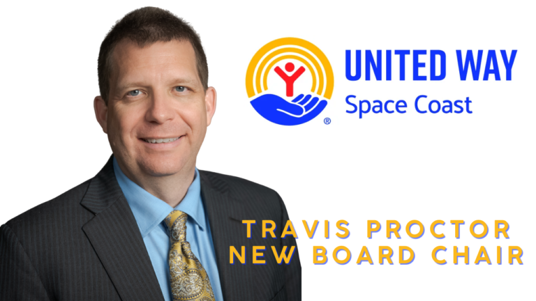 "Travis Proctor, new Board Chair of United Way Space Coast and CEO of Artemis IT"