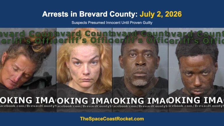 Arrests in Brevard County: July 2, 2026 – Suspects Presumed Innocent Until Proven Guilty