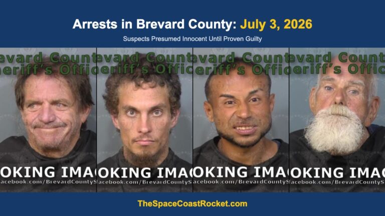 Arrests in Brevard County: July 3, 2026 – Suspects Presumed Innocent Until Proven Guilty