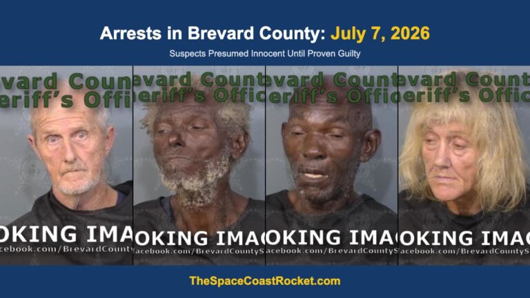 Arrests in Brevard County: July 7, 2026 – Suspects Presumed Innocent Until Proven Guilty