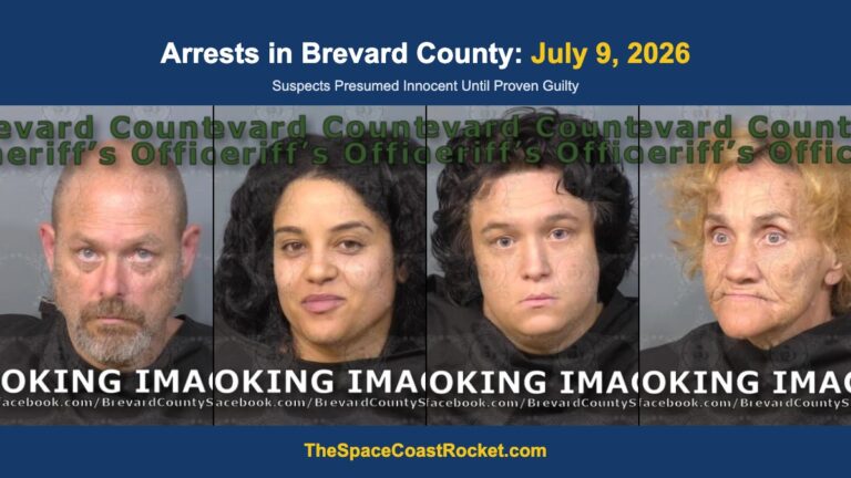 Arrests in Brevard County: July 9, 2026 – Suspects Presumed Innocent Until Proven Guilty