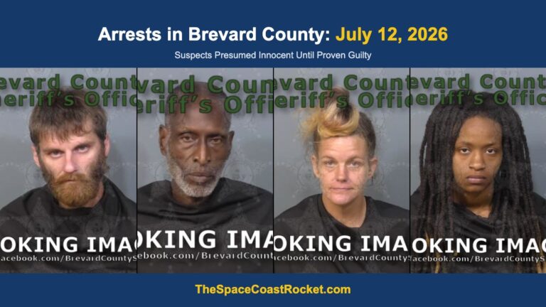 Arrests in Brevard County: July 12, 2026 – Suspects Presumed Innocent Until Proven Guilty