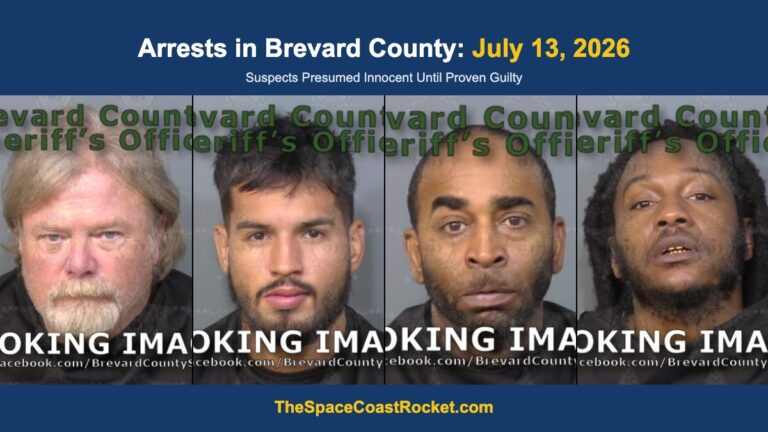 Arrests in Brevard County: July 13, 2026 – Suspects Presumed Innocent Until Proven Guilty
