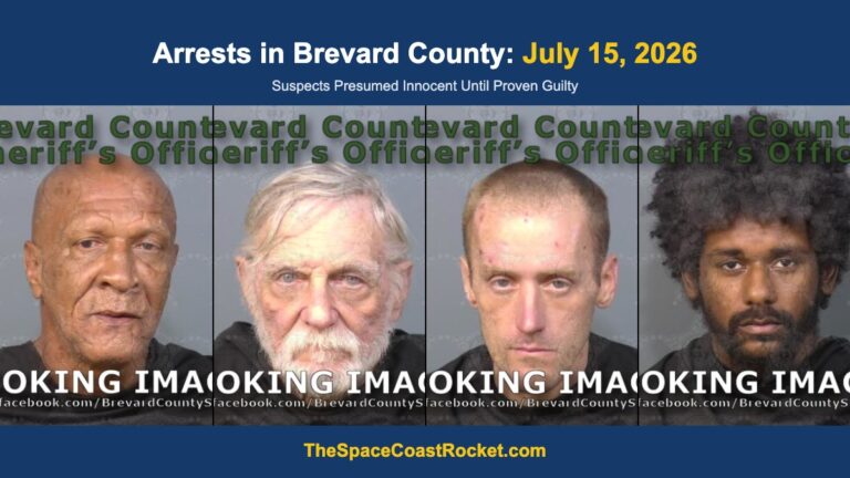 Arrests in Brevard County: July 15, 2026 – Suspects Presumed Innocent Until Proven Guilty