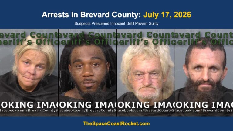 Arrests in Brevard County: July 17, 2026 – Suspects Presumed Innocent Until Proven Guilty