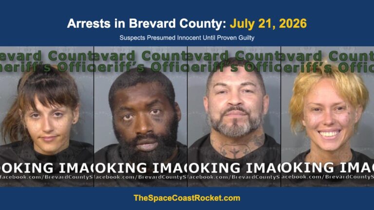 Arrests in Brevard County: July 21, 2026 – Suspects Presumed Innocent Until Proven Guilty