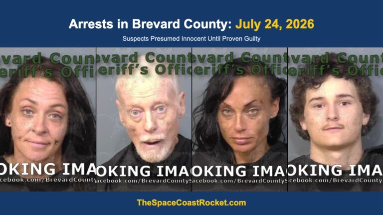 Arrests in Brevard County: July 24, 2026 – Suspects Presumed Innocent Until Proven Guilty