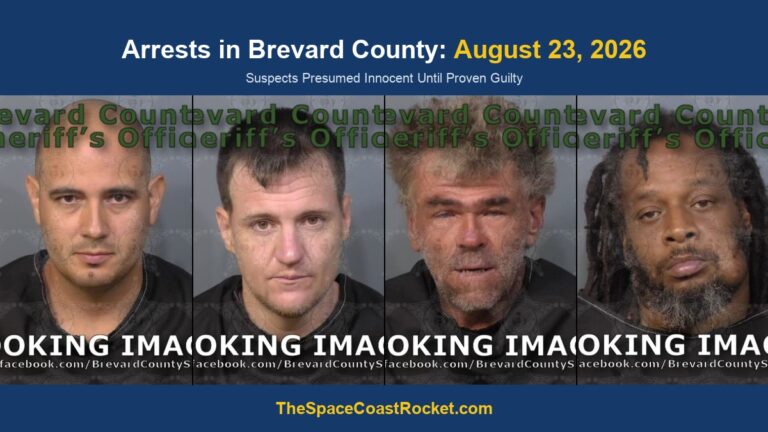Arrests in Brevard County: August 23, 2026 – Suspects Presumed Innocent Until Proven Guilty