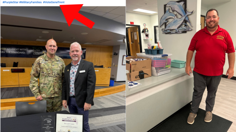 Space Force Had Gene Trent Remove Campaign Photo as BPS Lawyer Privately Briefed Him on Opponent
