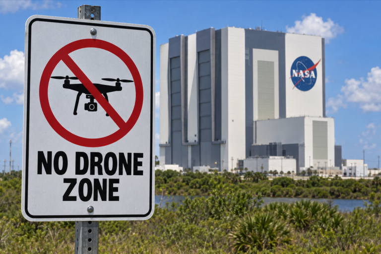 FEDERAL CHARGES: Tourist charged for flying drone over Kennedy Space Center launch pads