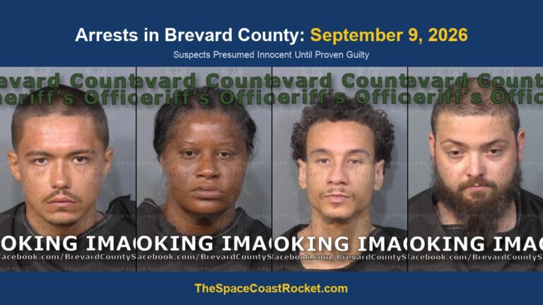 Arrests in Brevard County: September 9, 2026 – Suspects Presumed Innocent Until Proven Guilty