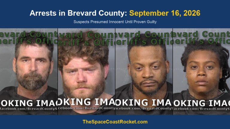 Arrests in Brevard County: September 16, 2026 – Suspects Presumed Innocent Until Proven Guilty