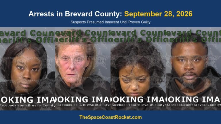 Arrests in Brevard County: September 28, 2026 – Suspects Presumed Innocent Until Proven Guilty