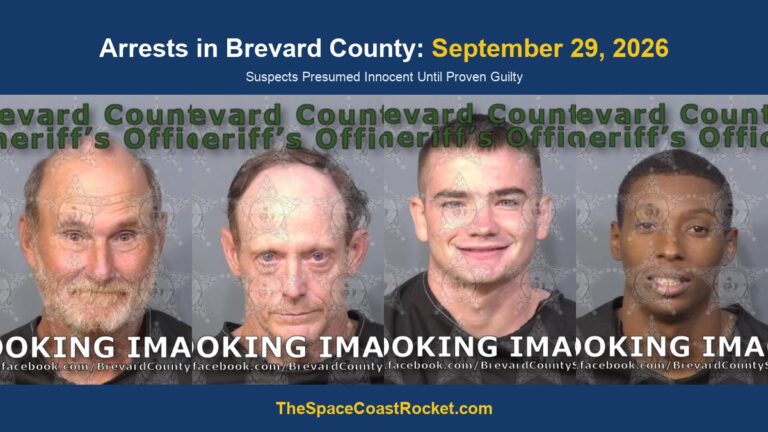 Arrests in Brevard County: September 29, 2026 – Suspects Presumed Innocent Until Proven Guilty