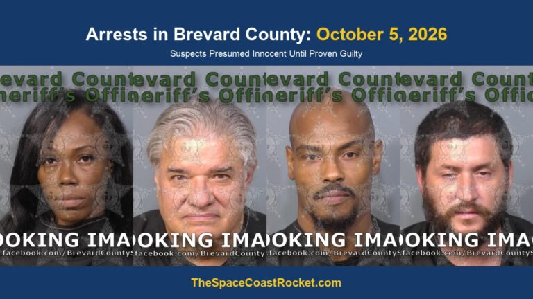 Arrests in Brevard County: October 5, 2026 – Suspects Presumed Innocent Until Proven Guilty