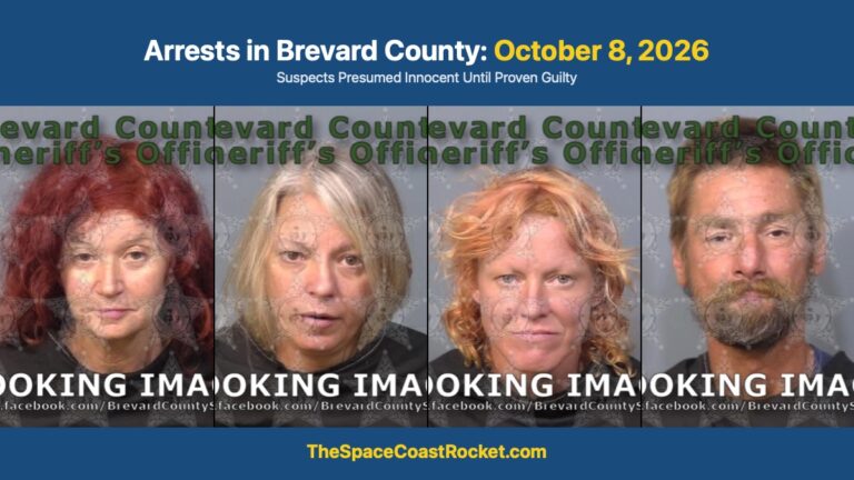 Arrests in Brevard County: October 8, 2026 – Suspects Presumed Innocent Until Proven Guilty