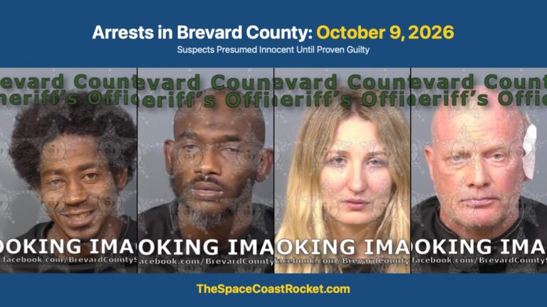 Arrests in Brevard County: October 9, 2026 – Suspects Presumed Innocent Until Proven Guilty
