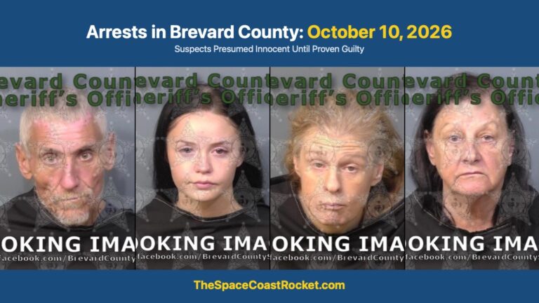 Arrests in Brevard County: October 10, 2026 – Suspects Presumed Innocent Until Proven Guilty