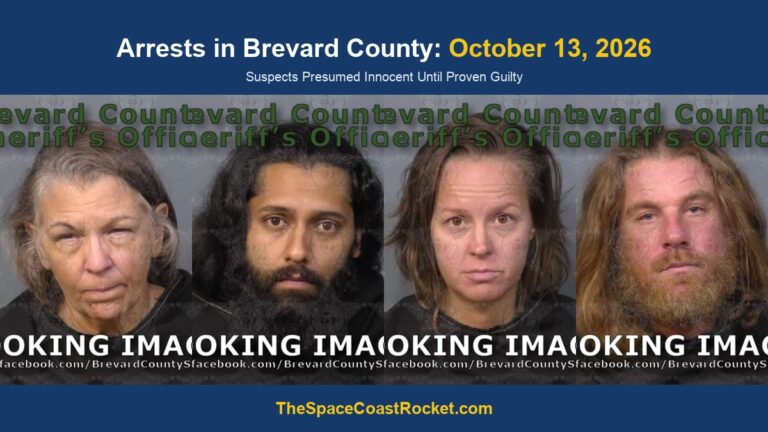Arrests in Brevard County: October 13, 2026 – Suspects Presumed Innocent Until Proven Guilty