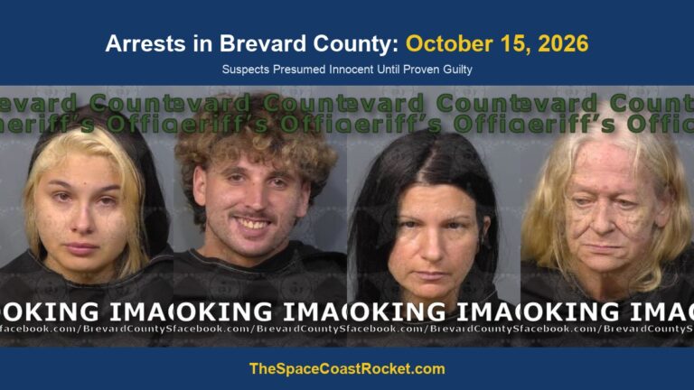 Arrests in Brevard County: October 15, 2026 – Suspects Presumed Innocent Until Proven Guilty