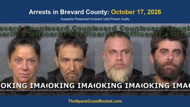 Arrests in Brevard County: October 17, 2026 – Suspects Presumed Innocent Until Proven Guilty