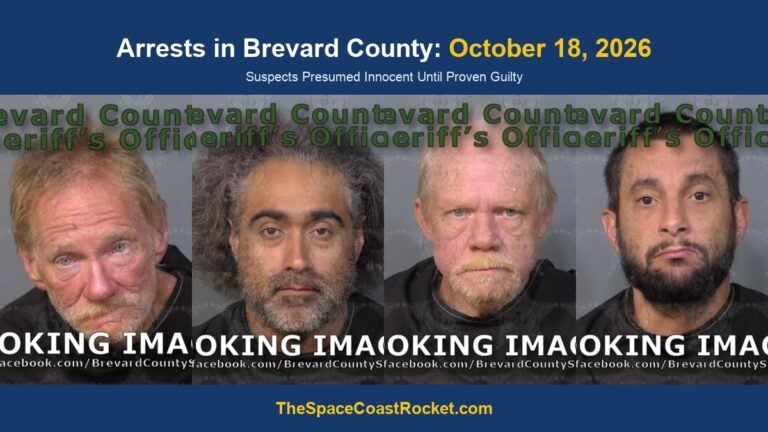 Arrests in Brevard County: October 18, 2026 – Suspects Presumed Innocent Until Proven Guilty